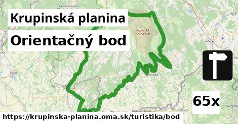 Orientačný bod, Krupinská planina