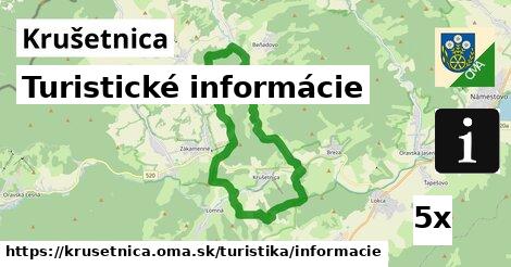 Turistické informácie, Krušetnica