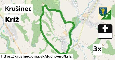 Kríž, Krušinec