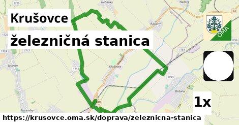 železničná stanica, Krušovce