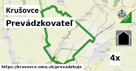 prevádzkovateľ v Krušovce