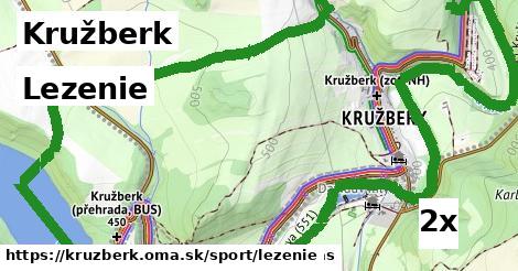 Lezenie, Kružberk