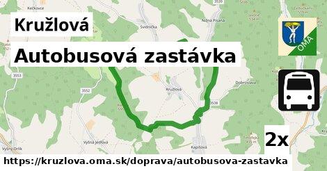 Autobusová zastávka, Kružlová