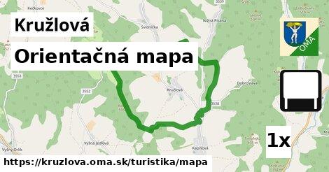 Orientačná mapa, Kružlová