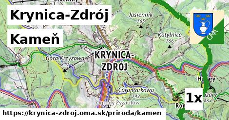 kameň v Krynica-Zdrój