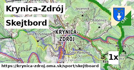 skejtbord v Krynica-Zdrój