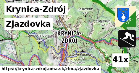 zjazdovka v Krynica-Zdrój