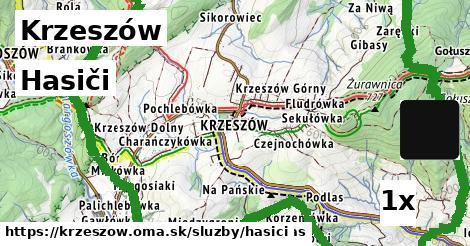 hasiči v Krzeszów