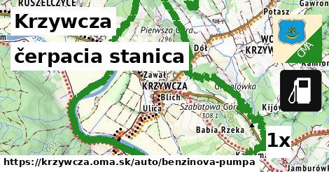 čerpacia stanica, Krzywcza