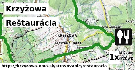 reštaurácia v Krzyżowa