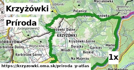 príroda v Krzyżówki