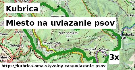 Miesto na uviazanie psov, Kubrica