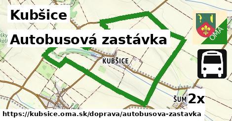 Autobusová zastávka, Kubšice