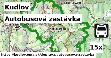 Autobusová zastávka, Kudlov