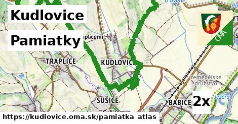 pamiatky v Kudlovice