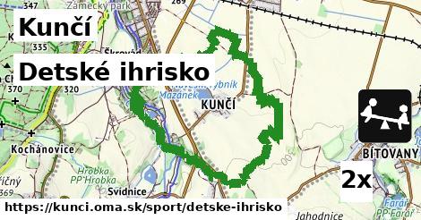 Detské ihrisko, Kunčí