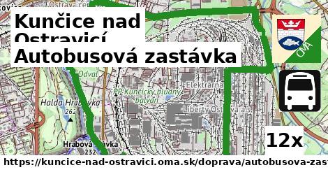 Autobusová zastávka, Kunčice nad Ostravicí