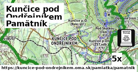 Pamätník, Kunčice pod Ondřejníkem