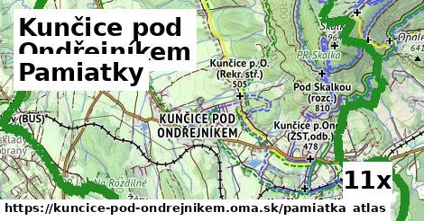 pamiatky v Kunčice pod Ondřejníkem