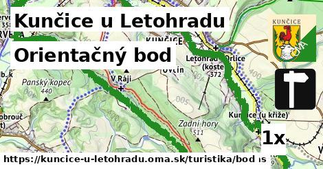 orientačný bod v Kunčice u Letohradu