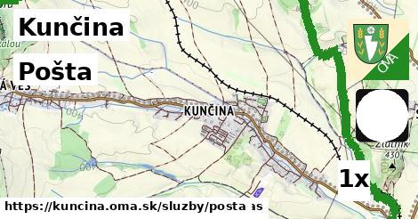 pošta v Kunčina