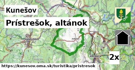 prístrešok, altánok v Kunešov