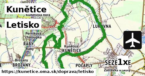 Letisko, Kunětice