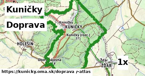 doprava v Kuničky