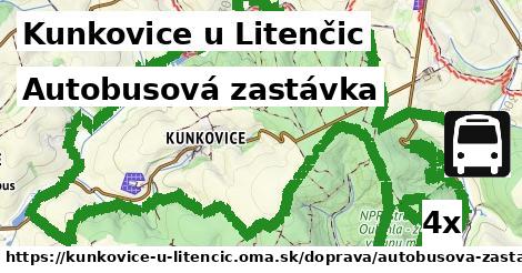 autobusová zastávka v Kunkovice u Litenčic