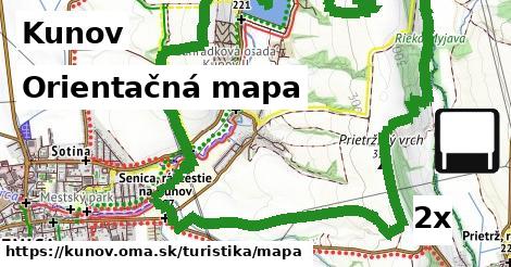 Orientačná mapa, Kunov