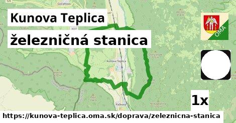 železničná stanica, Kunova Teplica