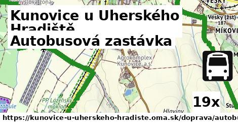 Autobusová zastávka, Kunovice u Uherského Hradiště