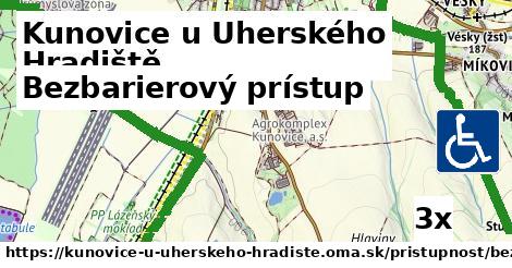 Bezbarierový prístup, Kunovice u Uherského Hradiště