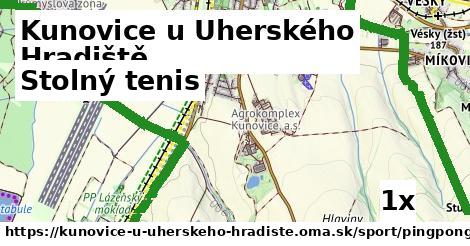 Stolný tenis, Kunovice u Uherského Hradiště