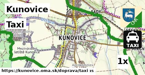 taxi v Kunovice