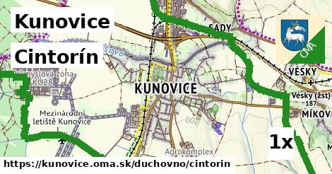 cintorín v Kunovice