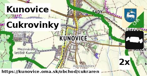 cukrovinky v Kunovice