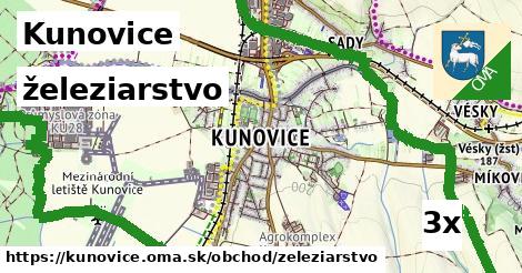 železiarstvo, Kunovice