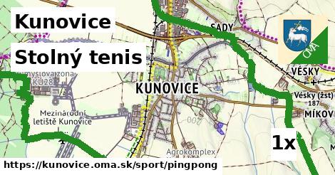 stolný tenis v Kunovice