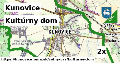 kultúrny dom v Kunovice