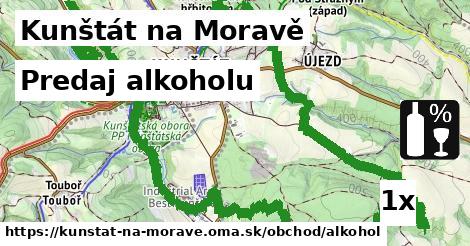 predaj alkoholu v Kunštát na Moravě