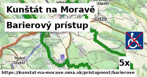 Barierový prístup, Kunštát na Moravě