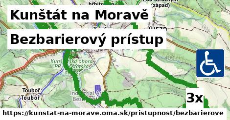 Bezbarierový prístup, Kunštát na Moravě