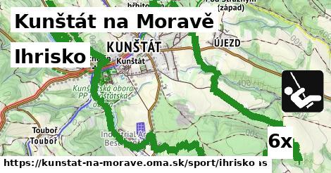 ihrisko v Kunštát na Moravě