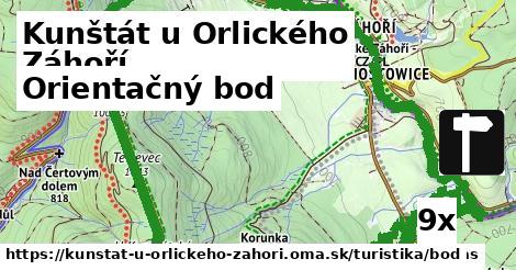 Orientačný bod, Kunštát u Orlického Záhoří