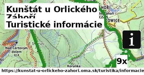 Turistické informácie, Kunštát u Orlického Záhoří