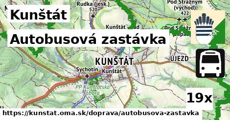 Autobusová zastávka, Kunštát