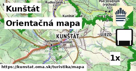 Orientačná mapa, Kunštát