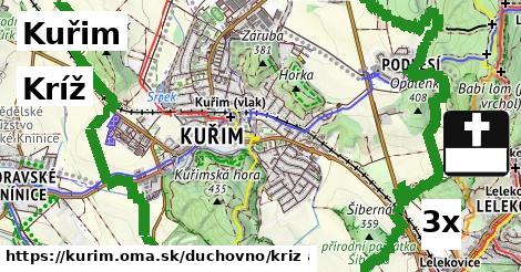 Kríž, Kuřim