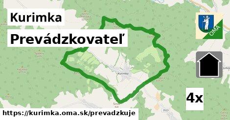 prevádzkovateľ v Kurimka